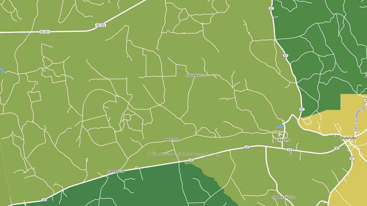 75977, TX block-group voter-turnout map