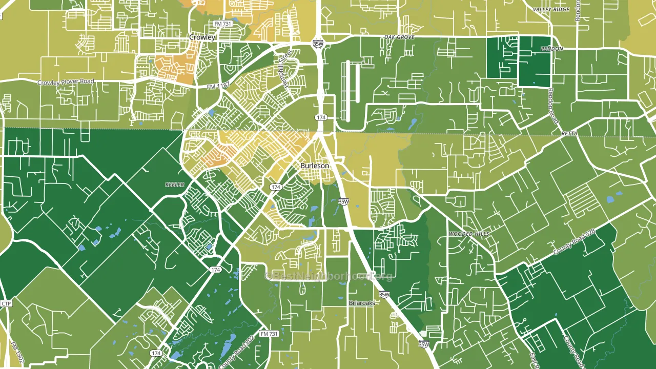 76028, TX block-group voter-turnout map