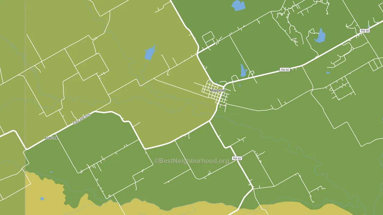 76064, TX block-group voter-turnout map