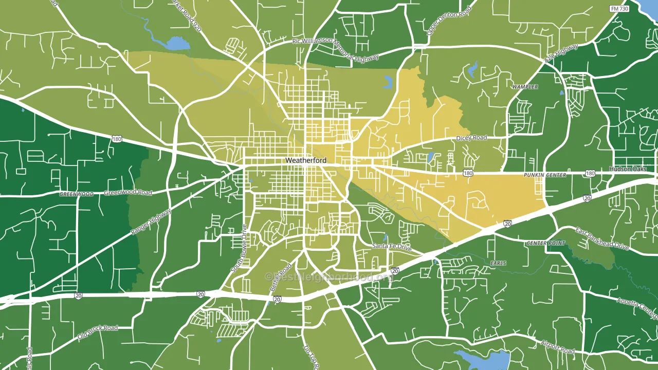 76086, TX block-group voter-turnout map