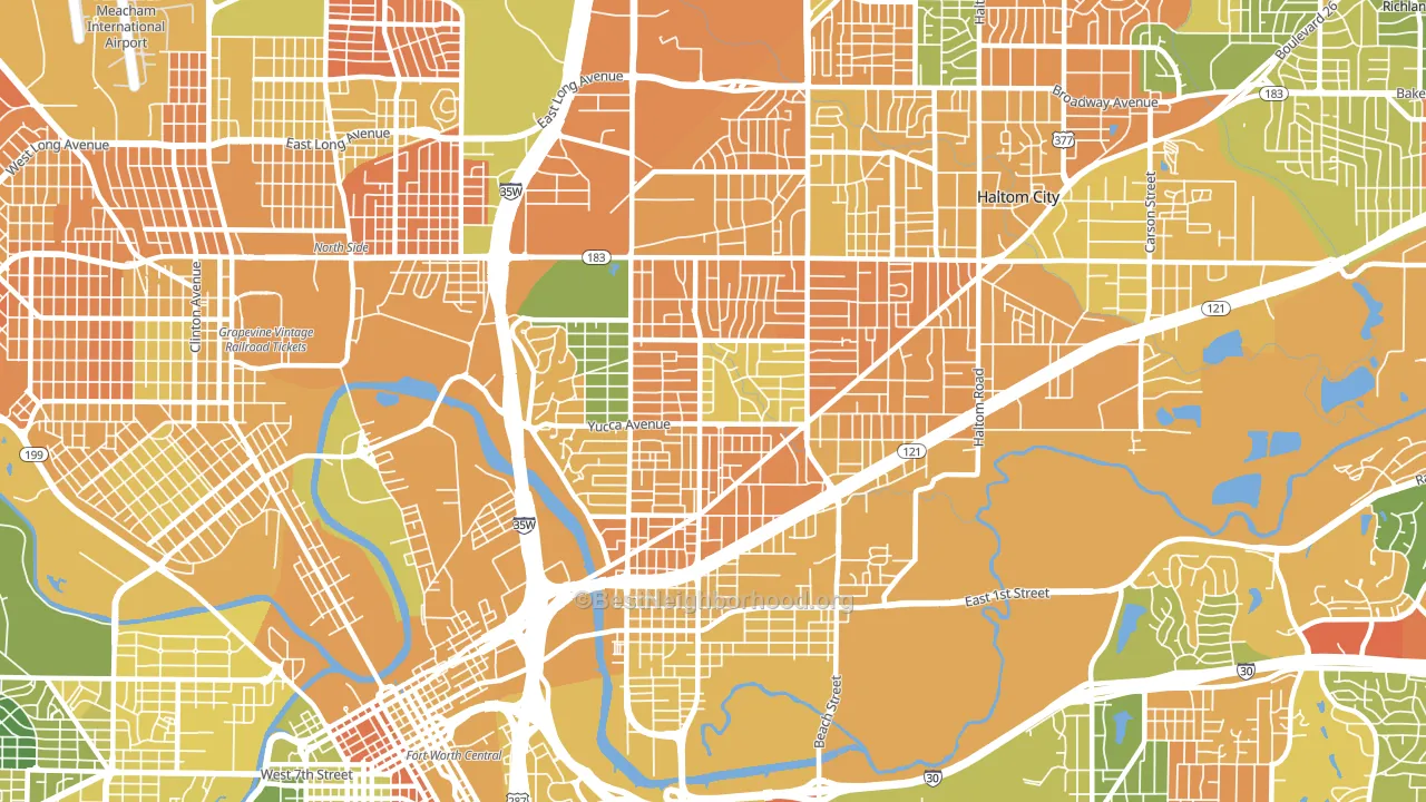 76111, TX block-group voter-turnout map