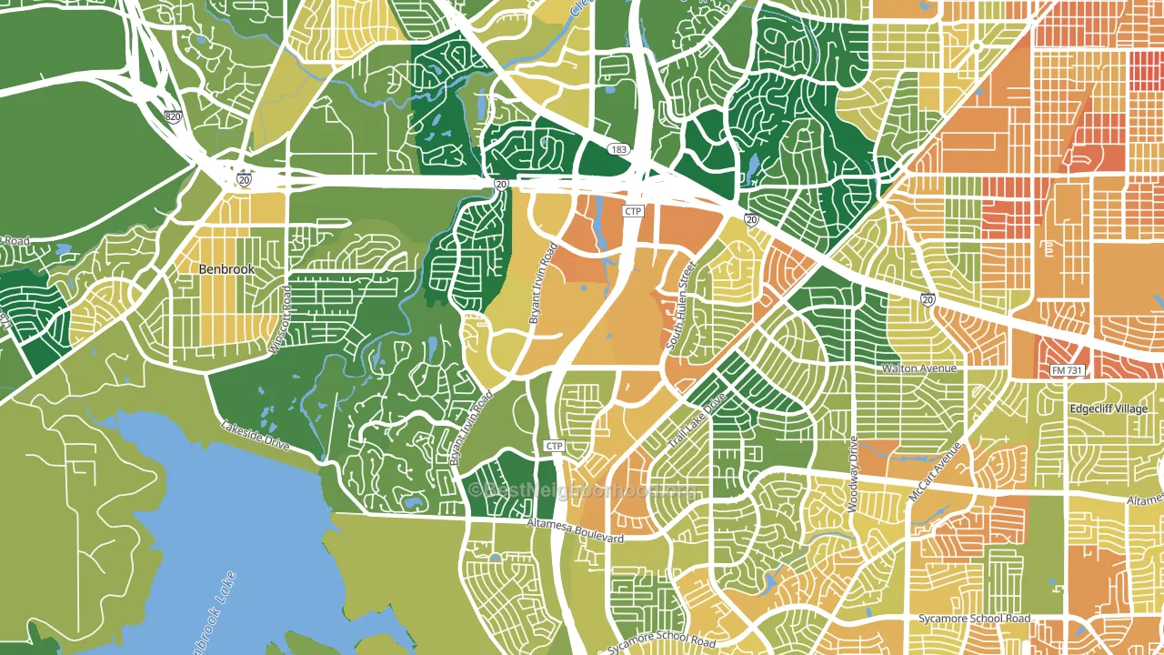 76132, TX block-group voter-turnout map