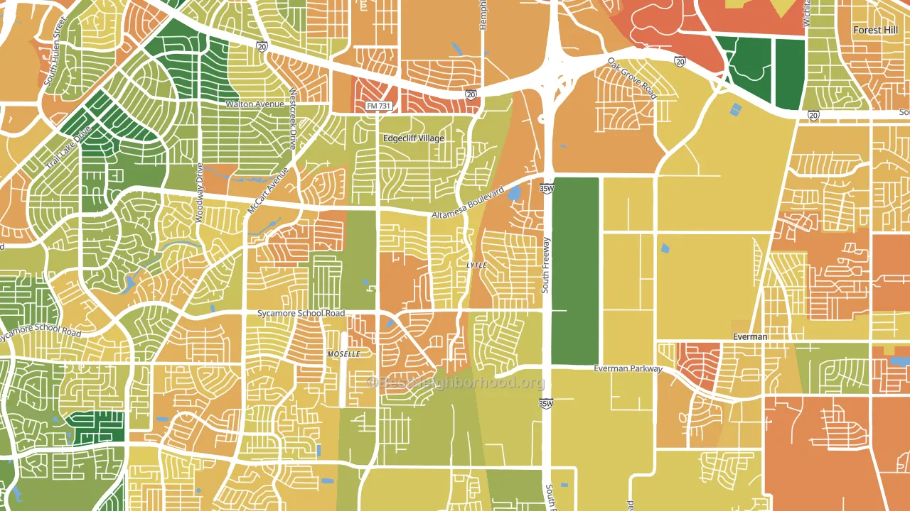 76134, TX block-group voter-turnout map