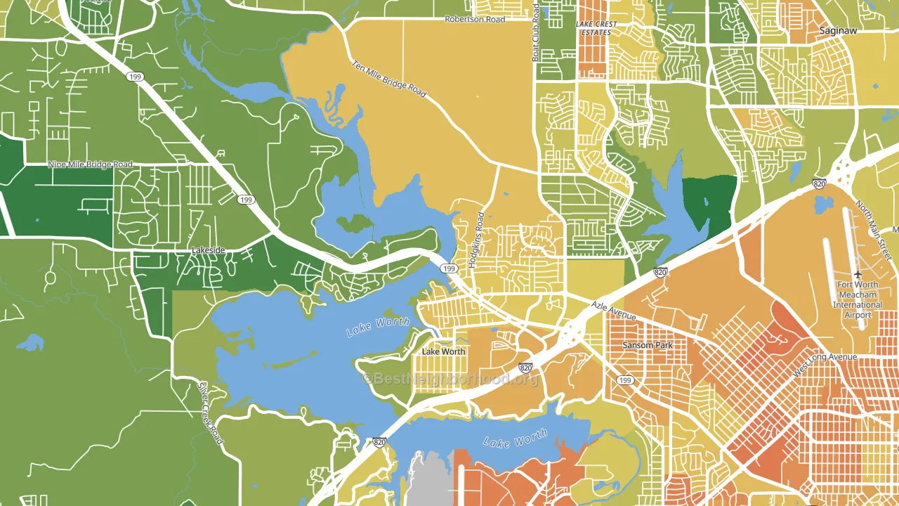 76135, TX block-group voter-turnout map