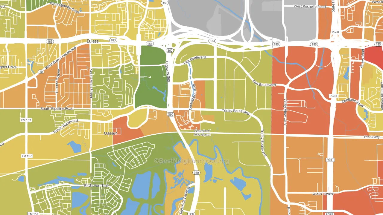 76155, TX block-group voter-turnout map