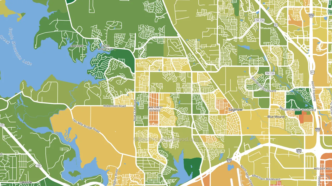 76179, TX block-group voter-turnout map