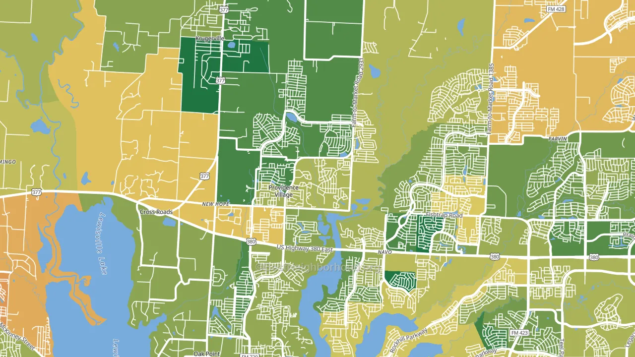 76227, TX block-group voter-turnout map
