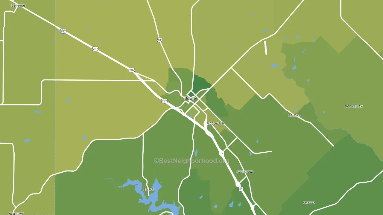 76230, TX block-group voter-turnout map