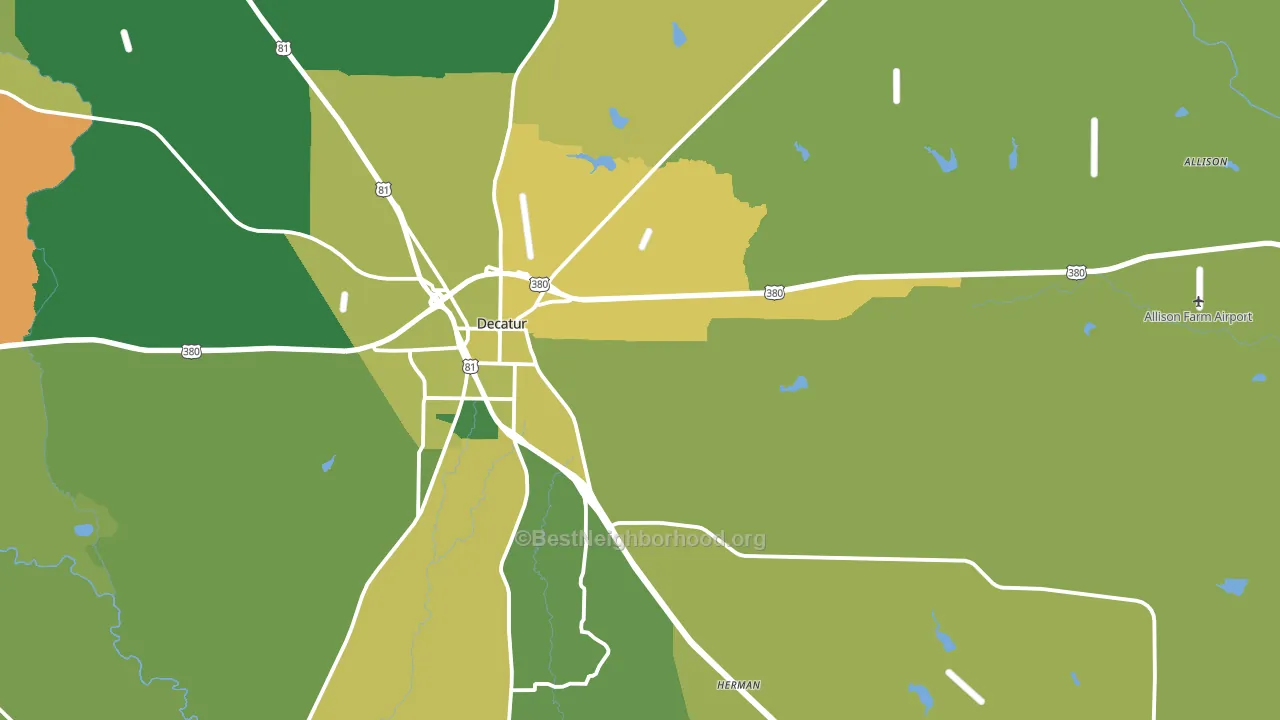 76234, TX block-group voter-turnout map