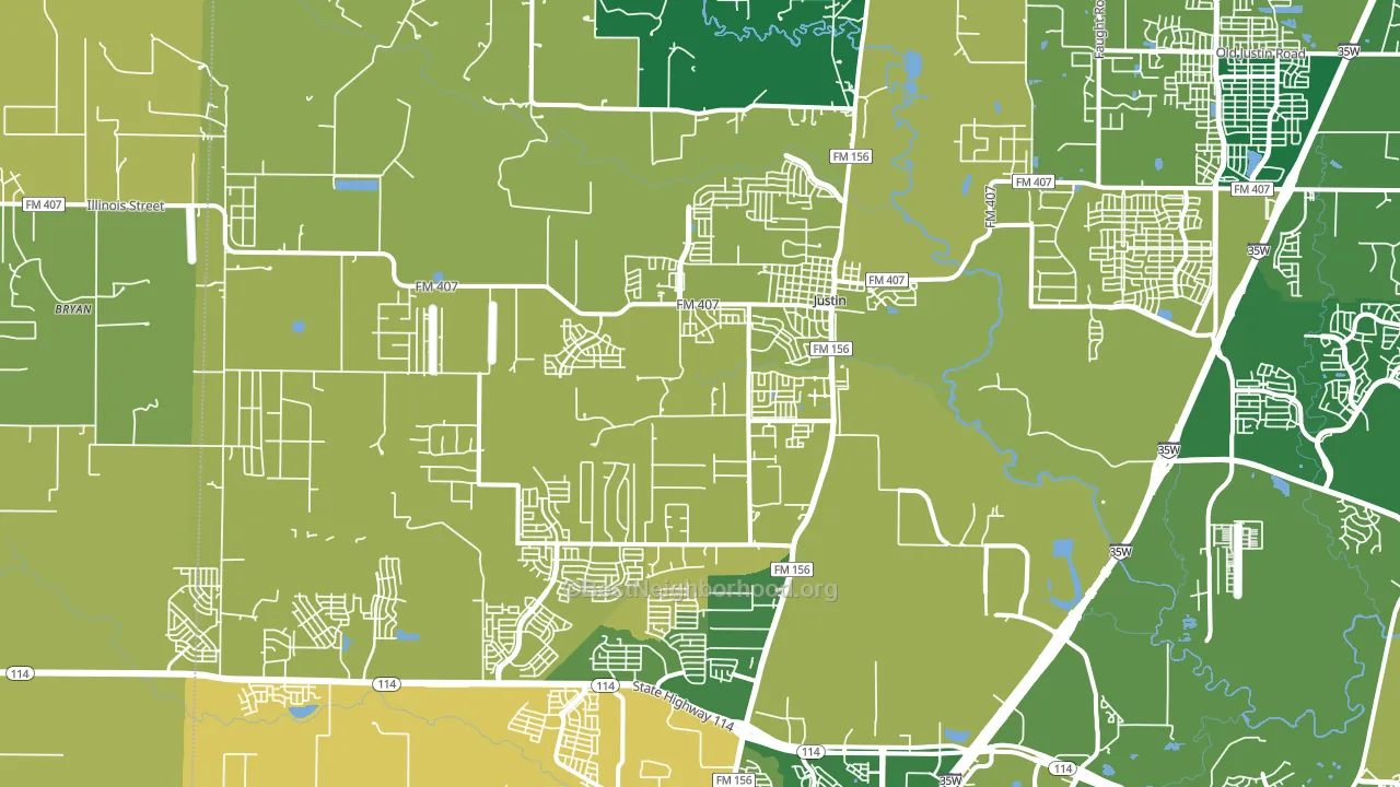 76247, TX block-group voter-turnout map