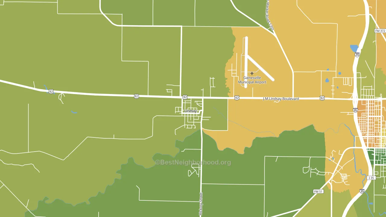 76250, TX block-group voter-turnout map