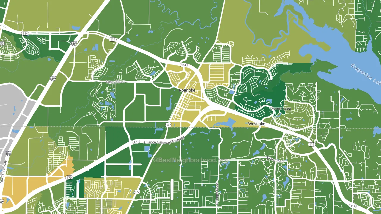 76262, TX block-group voter-turnout map