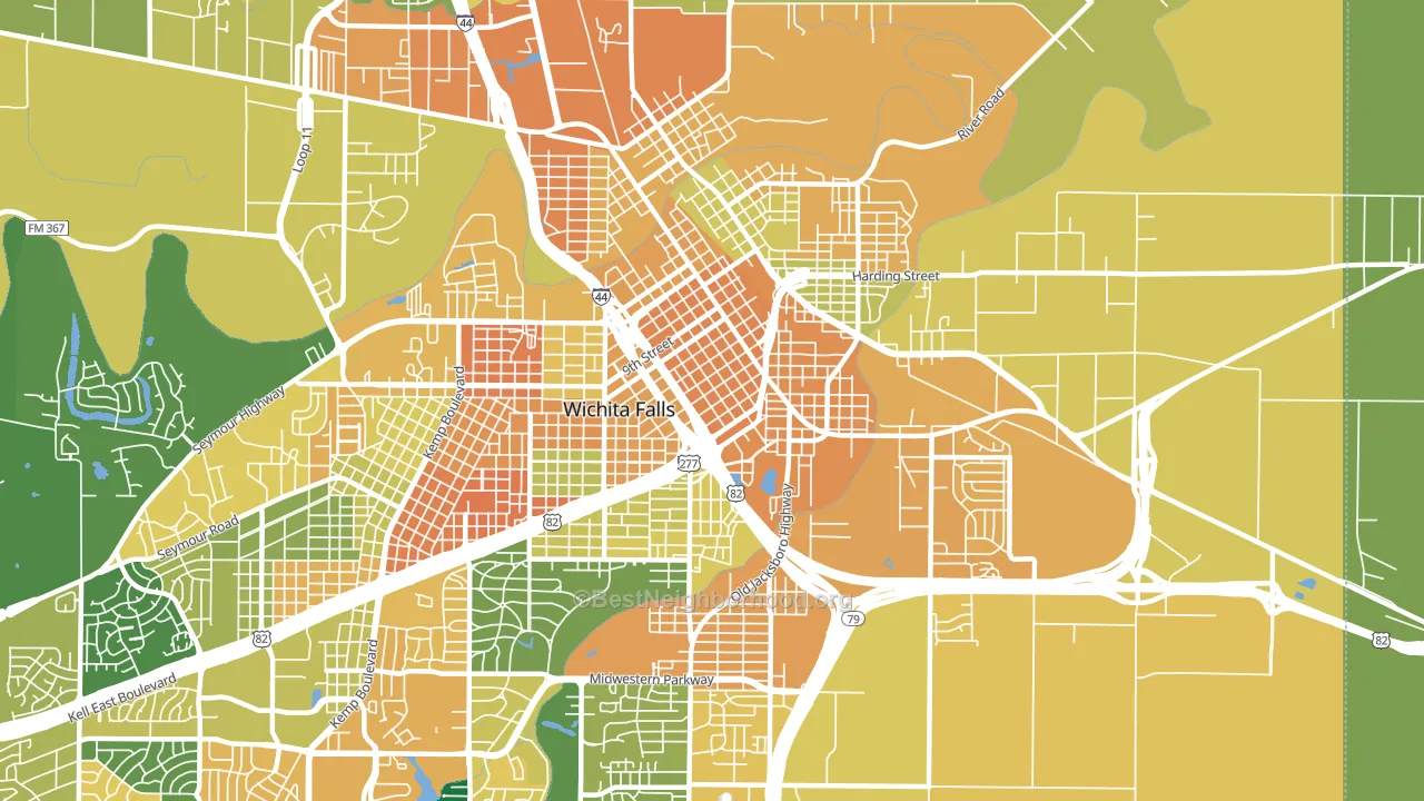 76301, TX block-group voter-turnout map