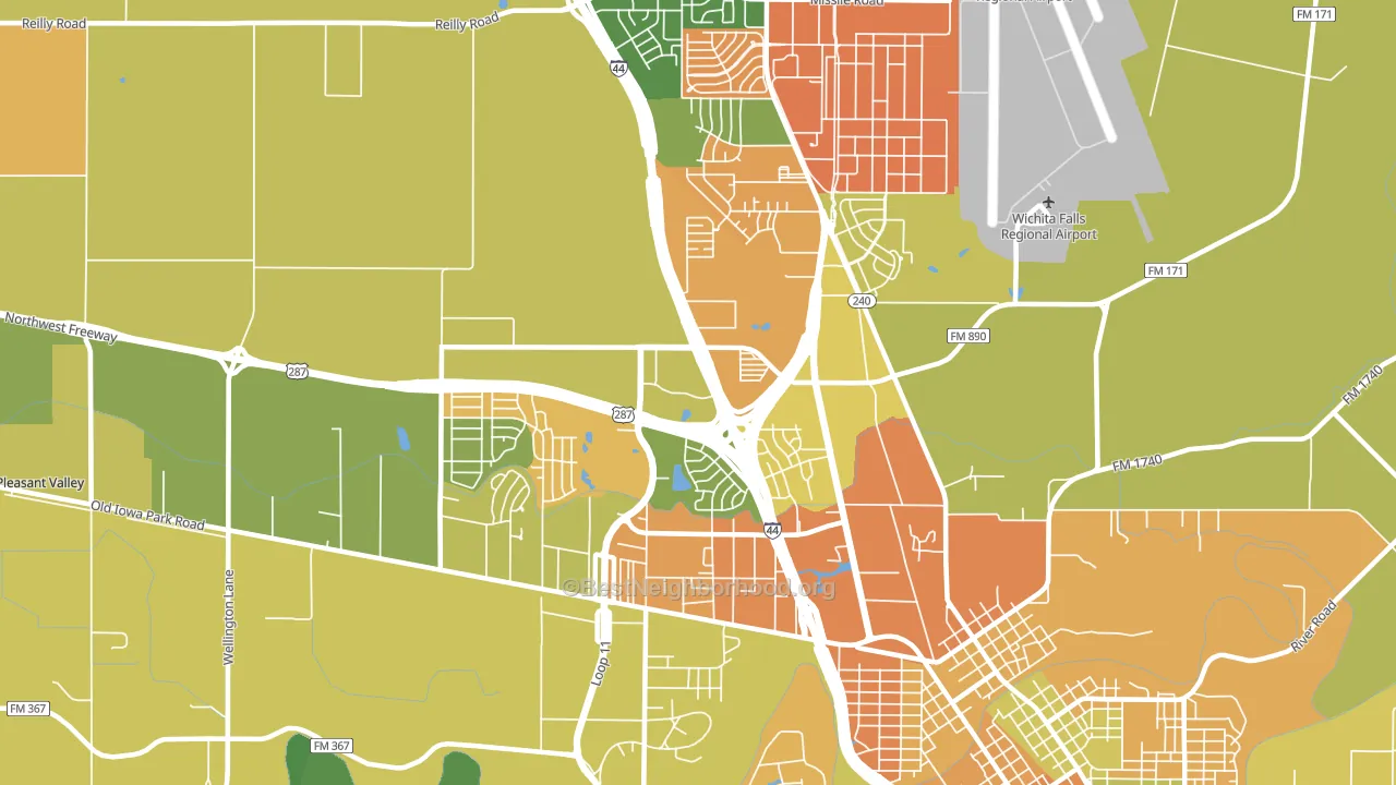 76306, TX block-group voter-turnout map
