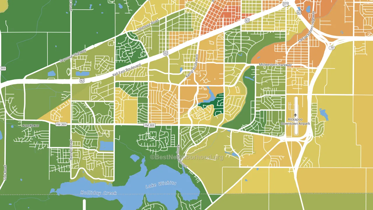 76308, TX block-group voter-turnout map