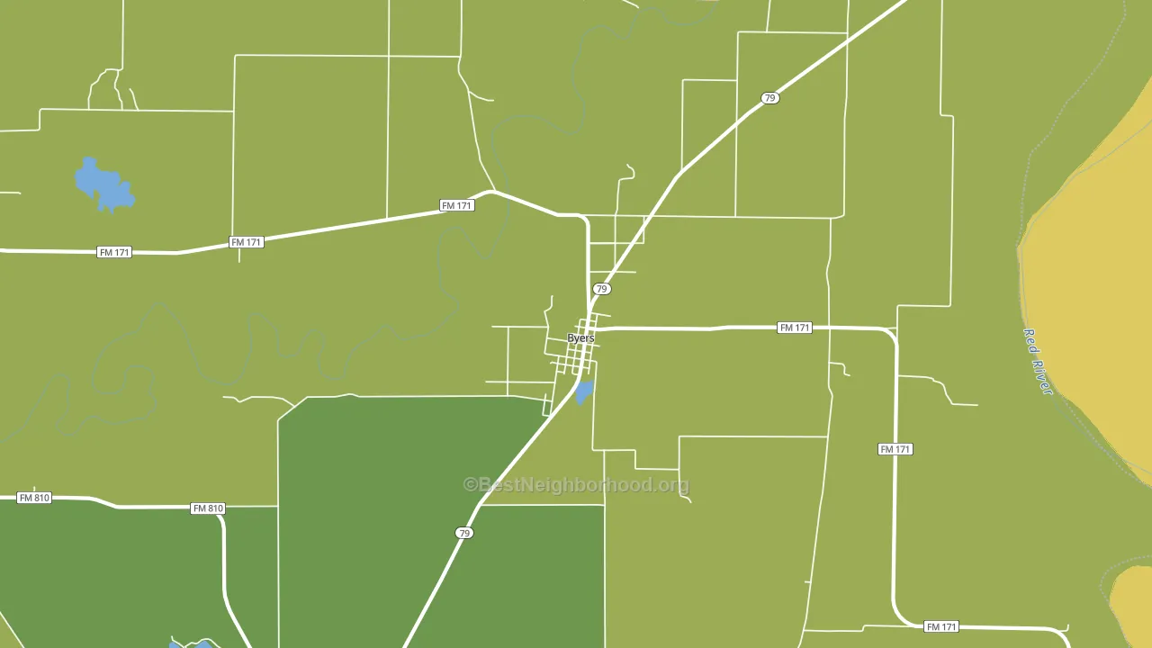 76357, TX block-group voter-turnout map