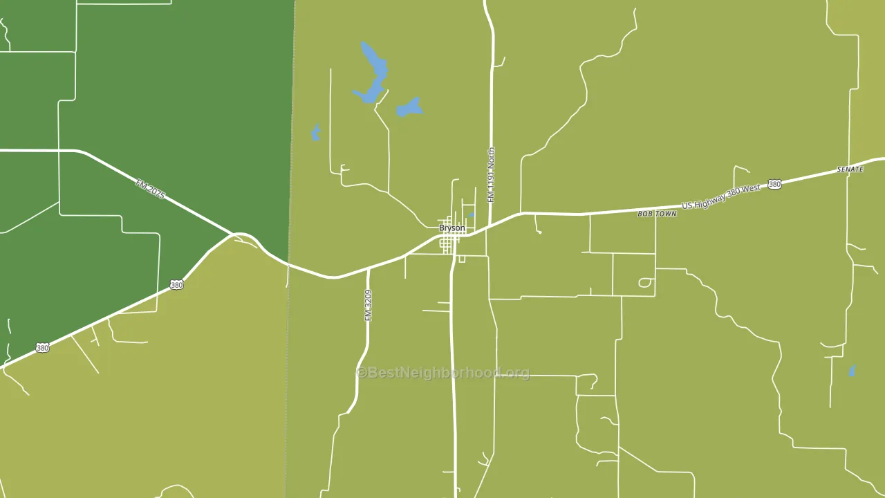 76427, TX block-group voter-turnout map