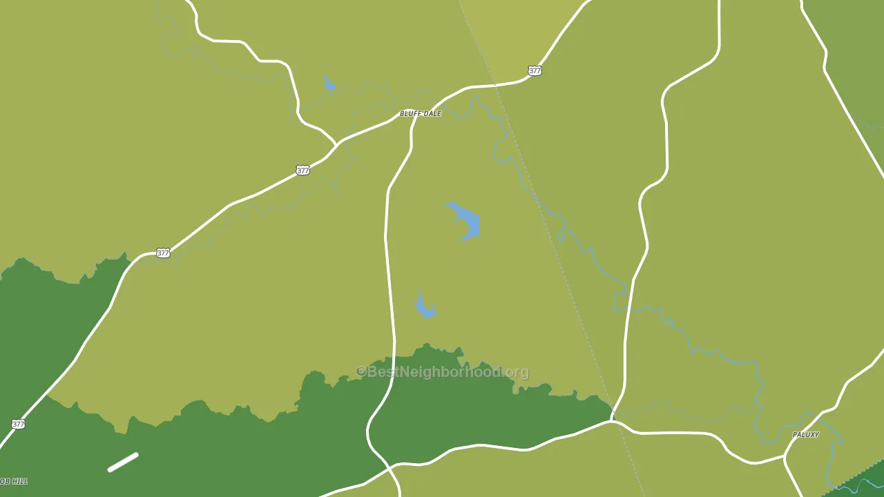 76433, TX block-group voter-turnout map
