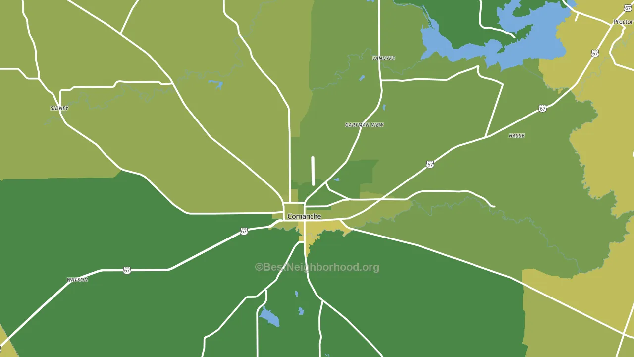 76442, TX block-group voter-turnout map