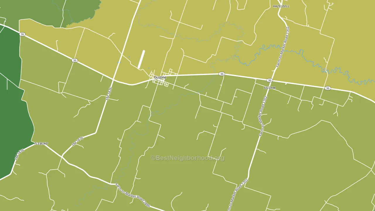 76455, TX block-group voter-turnout map