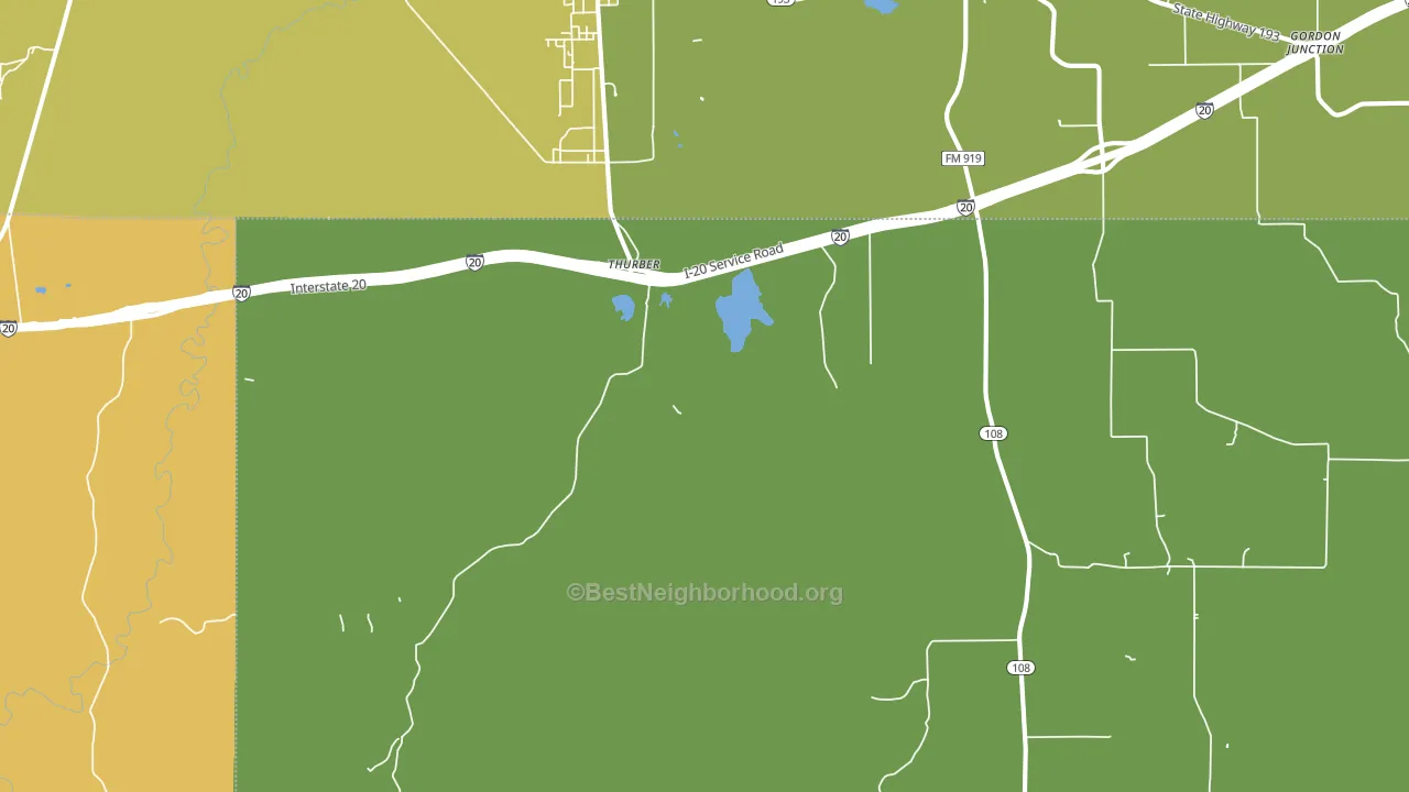 76463, TX block-group voter-turnout map
