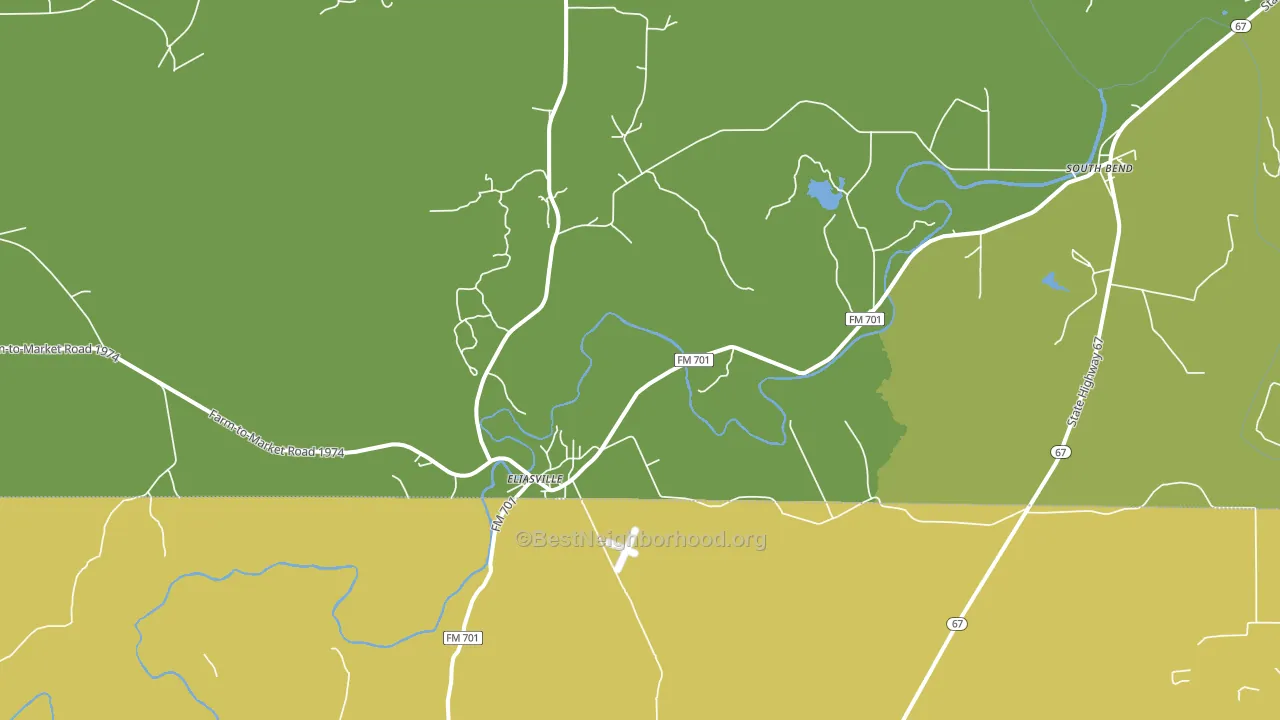 76481, TX block-group voter-turnout map