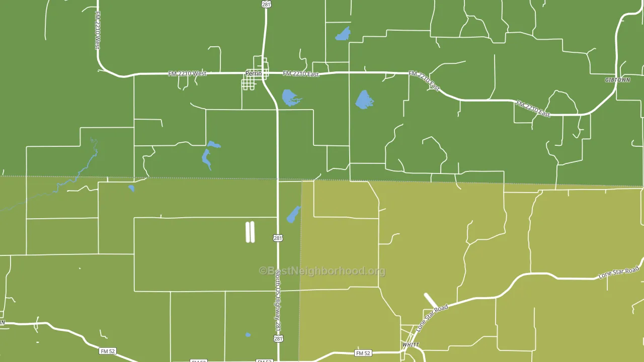 76486, TX block-group voter-turnout map