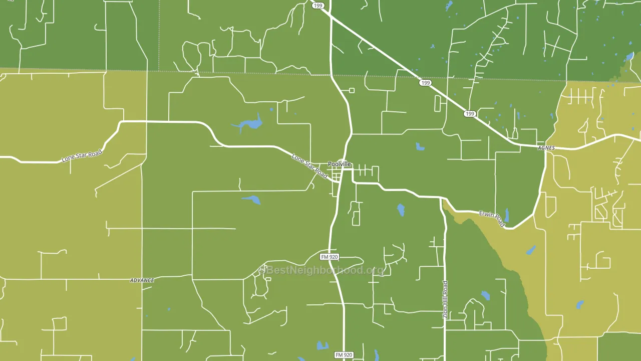 76487, TX block-group voter-turnout map