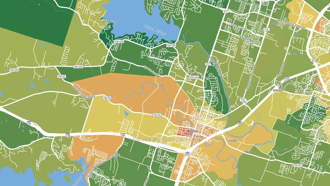 76513, TX block-group voter-turnout map