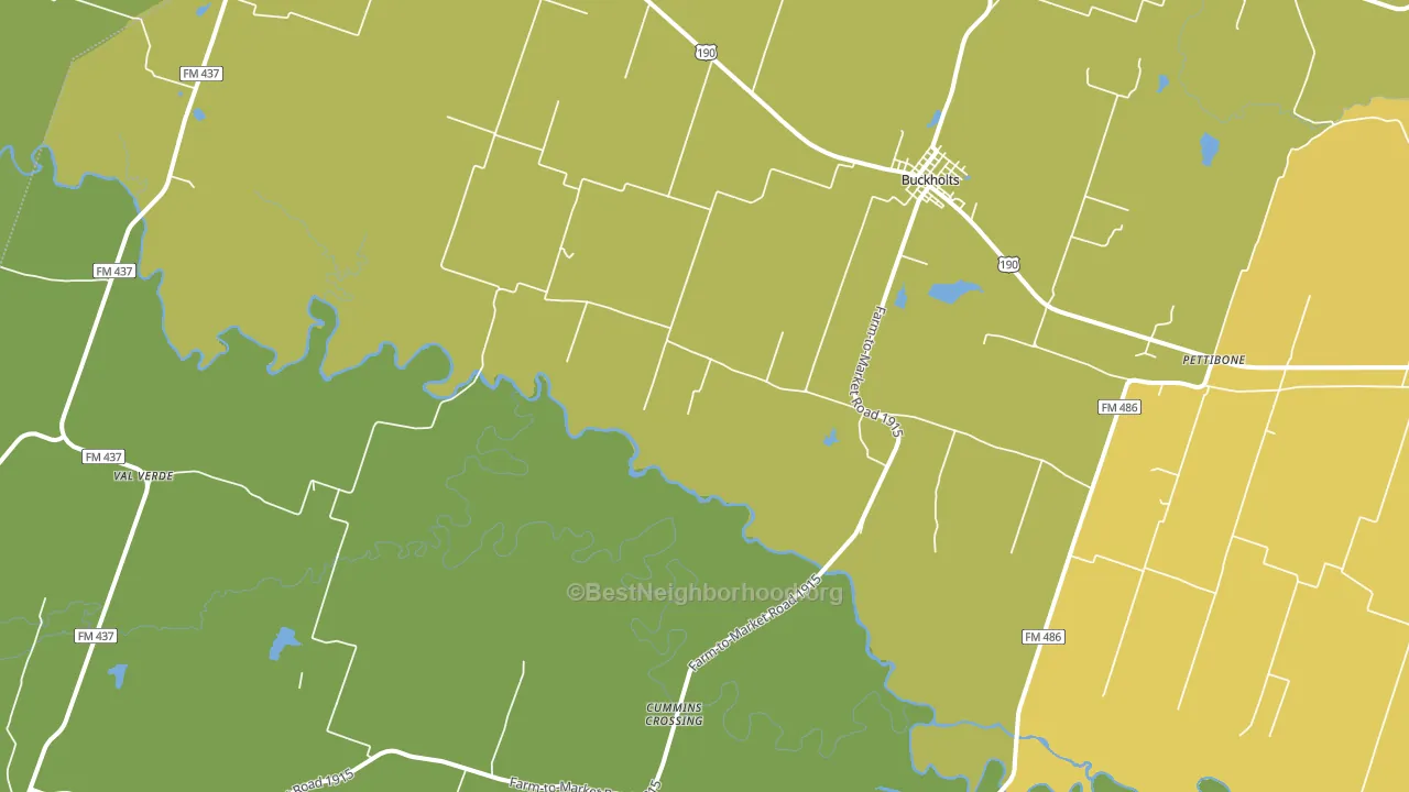 76518, TX block-group voter-turnout map