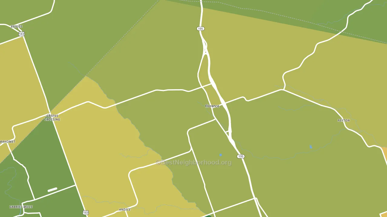 76527, TX block-group voter-turnout map