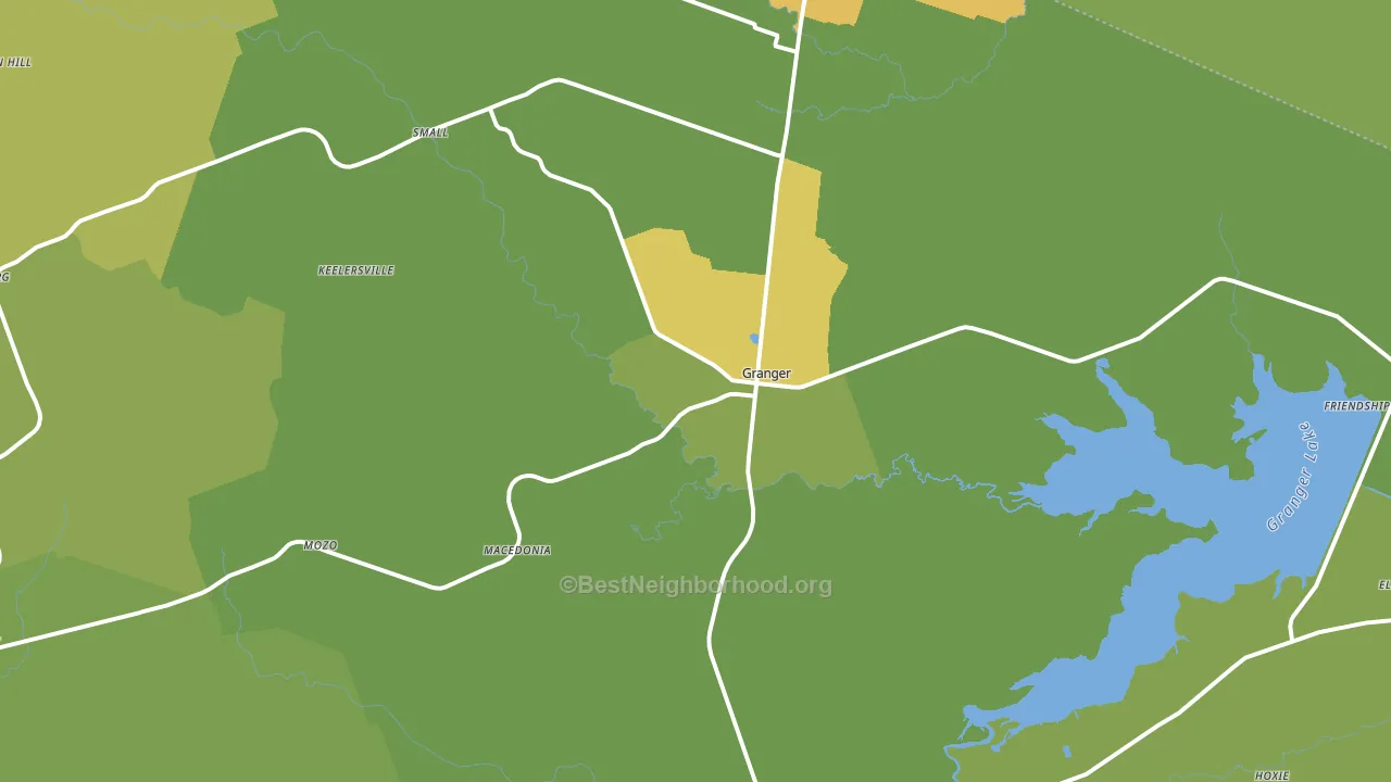 76530, TX block-group voter-turnout map