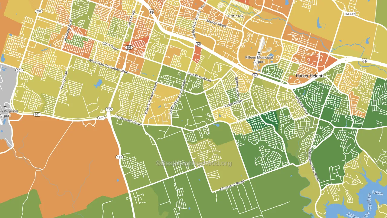 76542, TX block-group voter-turnout map