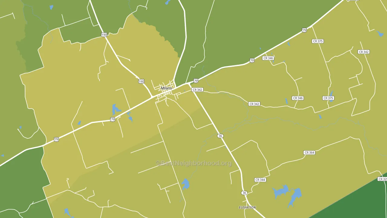 76556, TX block-group voter-turnout map