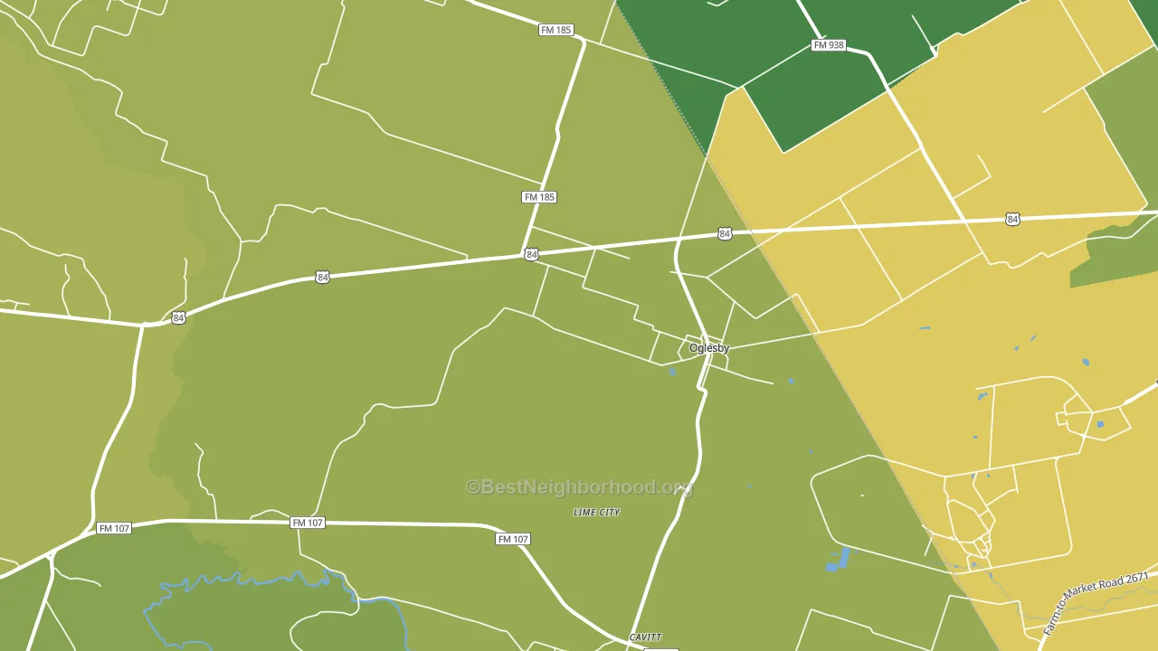 76561, TX block-group voter-turnout map