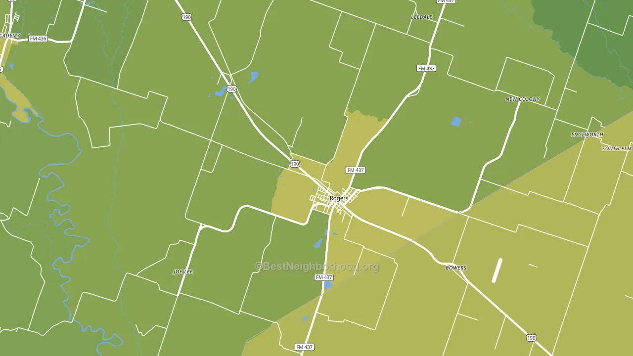 76569, TX block-group voter-turnout map