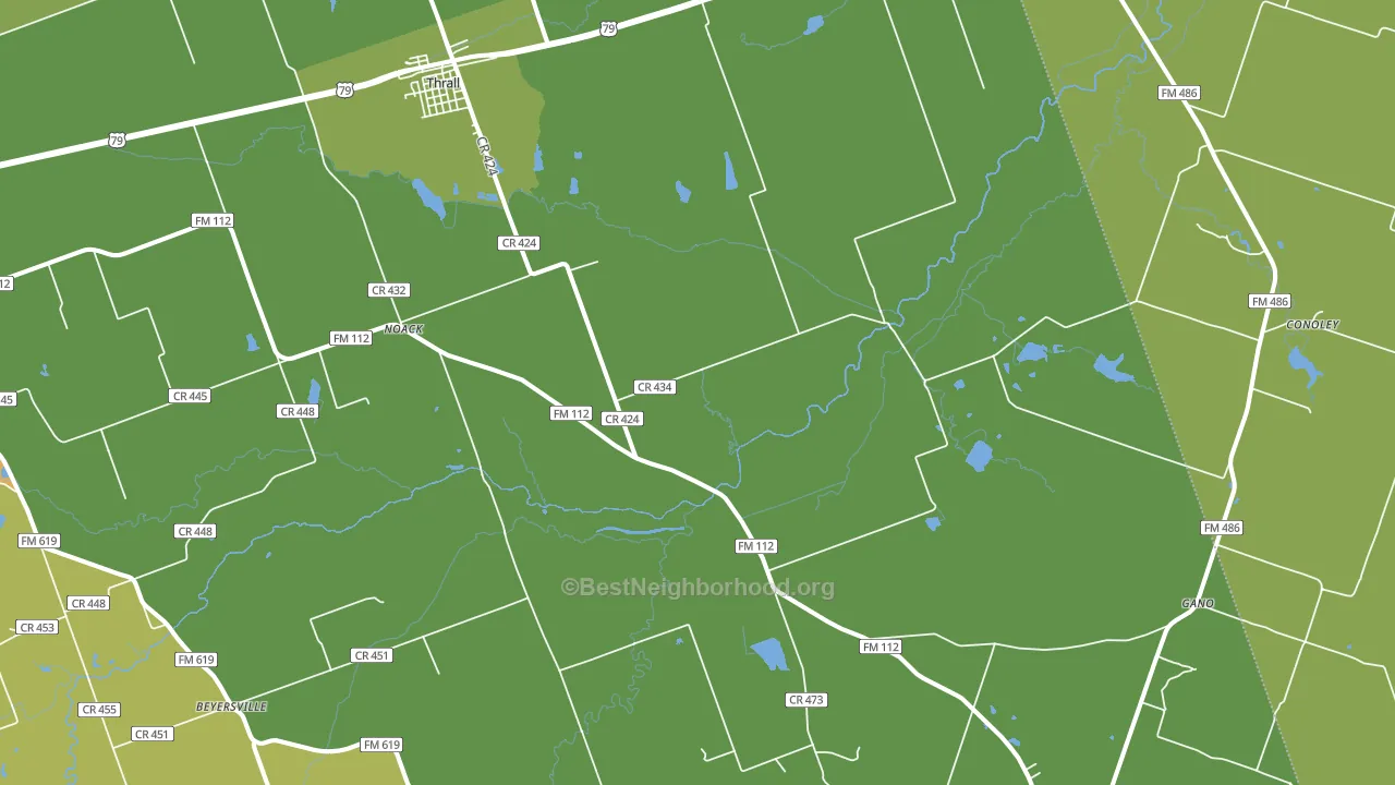 76578, TX block-group voter-turnout map