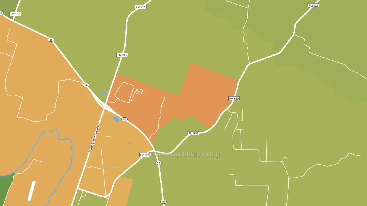 76597, TX block-group voter-turnout map