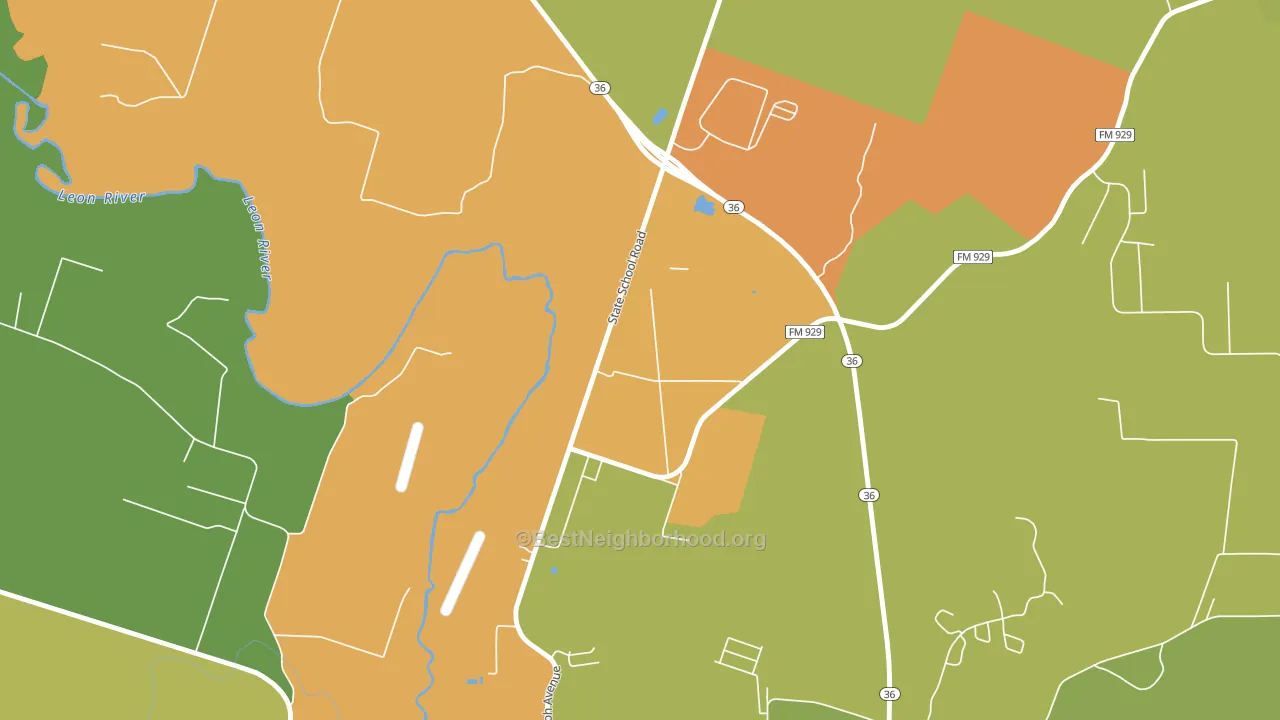 76599, TX block-group voter-turnout map