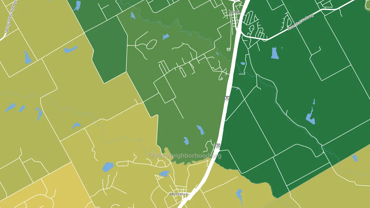 76630, TX block-group voter-turnout map