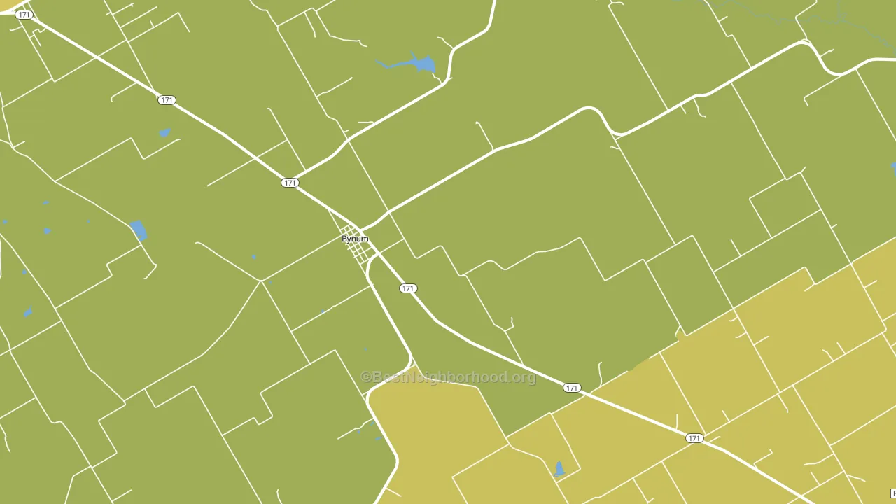 76631, TX block-group voter-turnout map