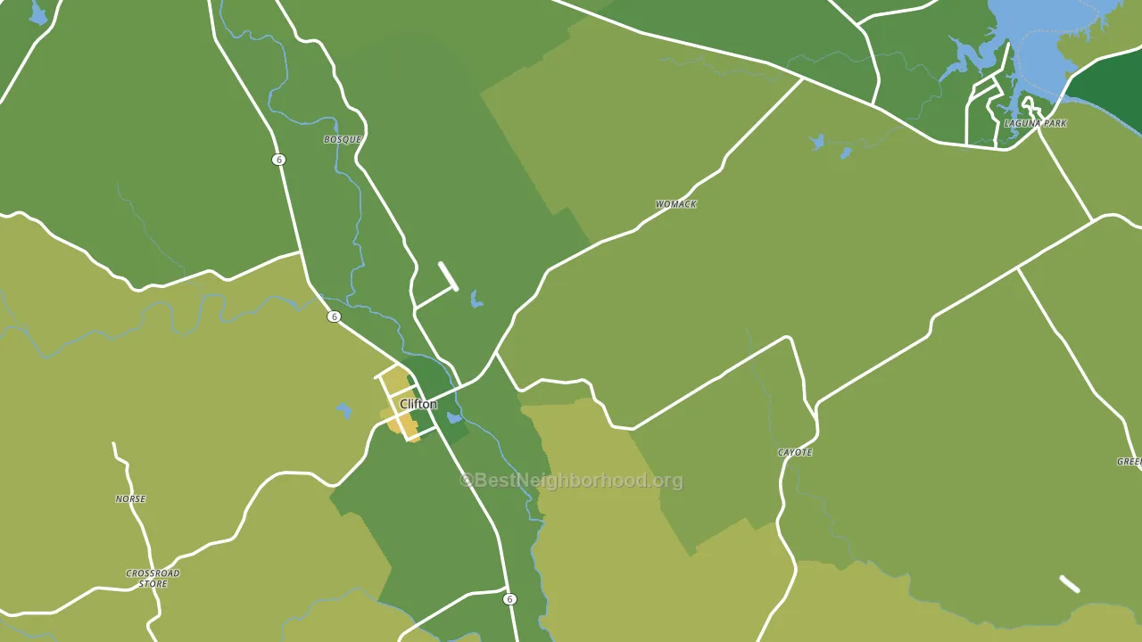 76634, TX block-group voter-turnout map