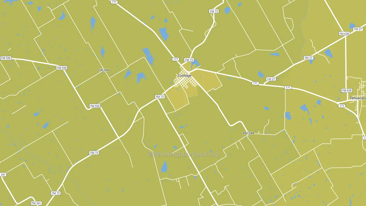 76635, TX block-group voter-turnout map