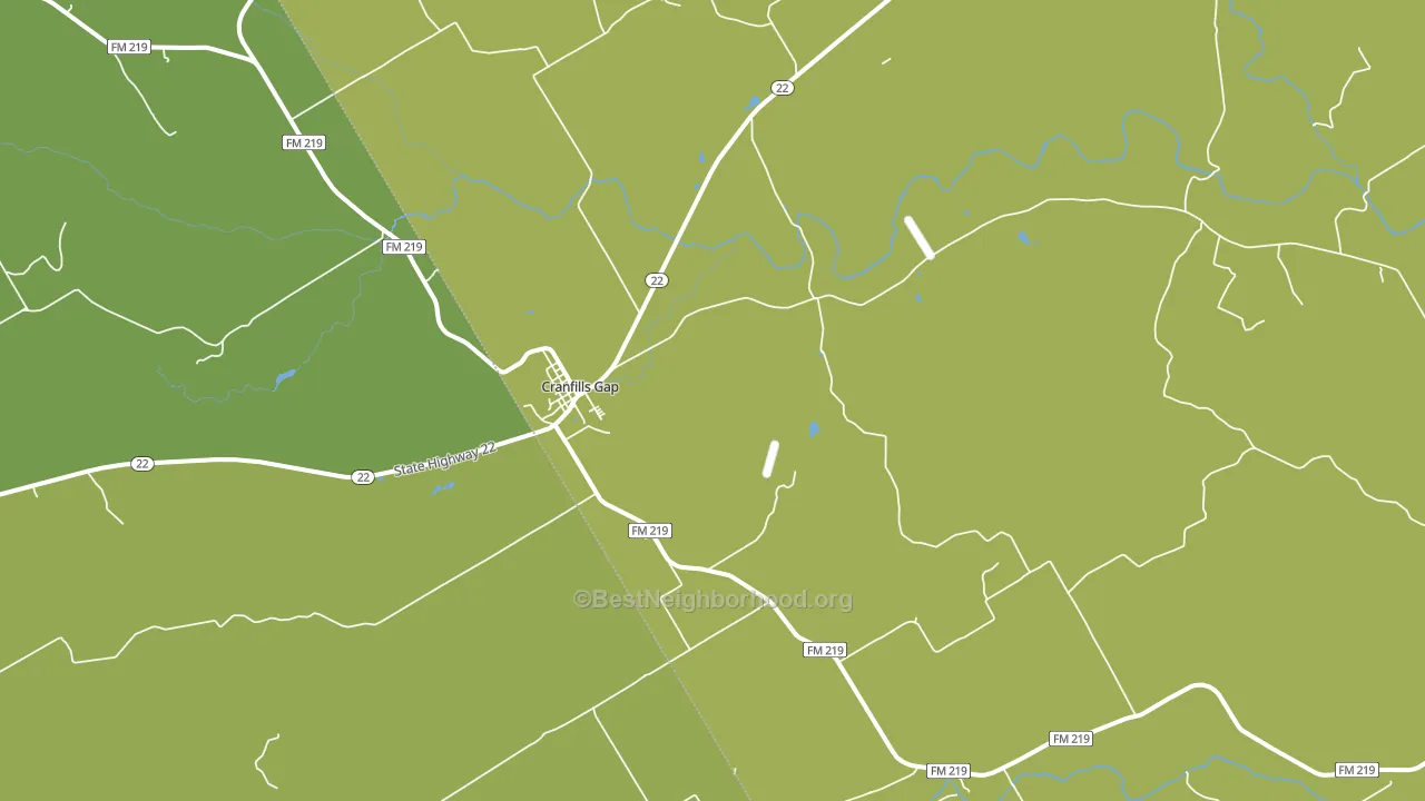76637, TX block-group voter-turnout map