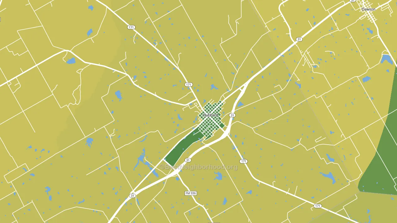76648, TX block-group voter-turnout map