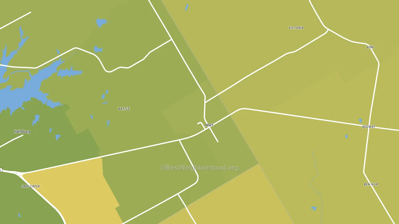 76664, TX block-group voter-turnout map