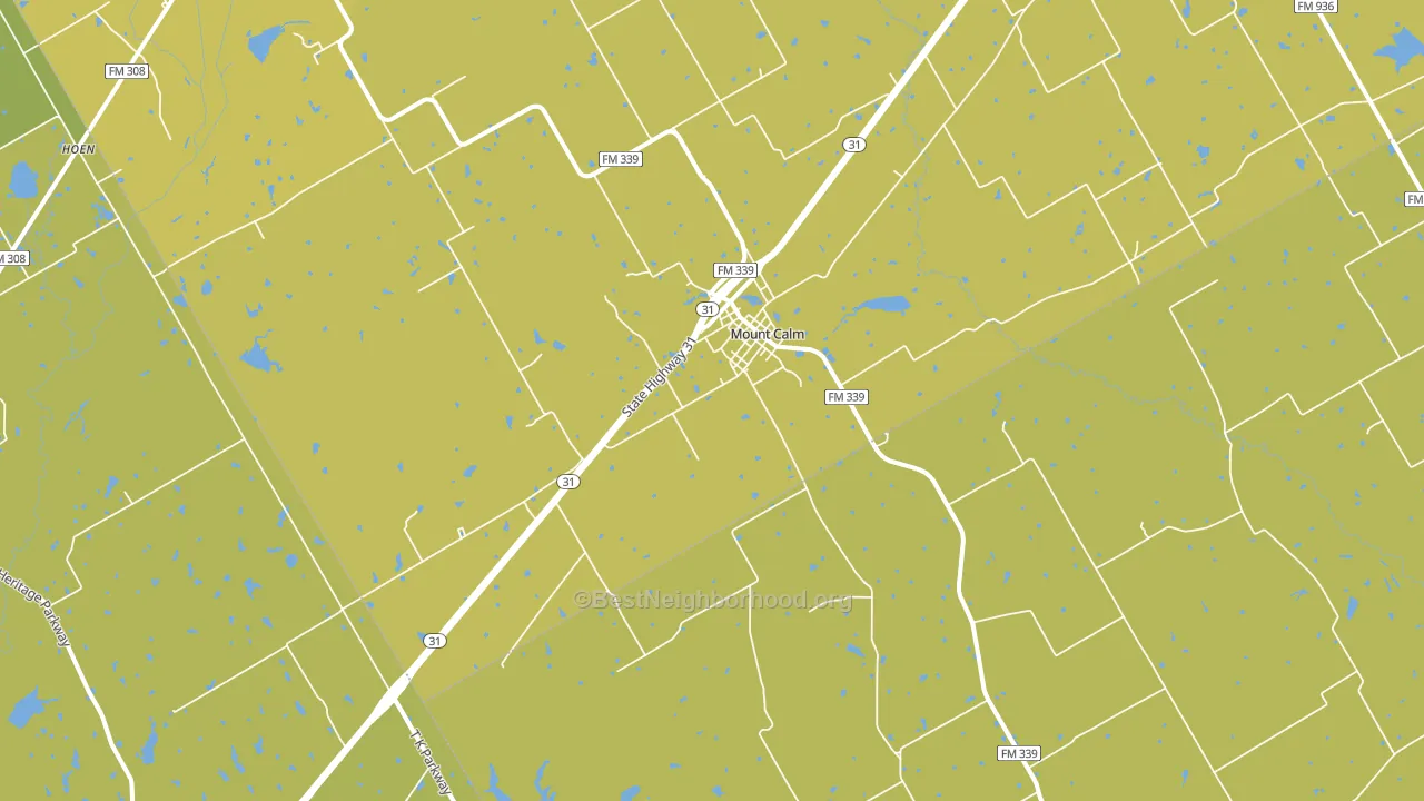 76673, TX block-group voter-turnout map