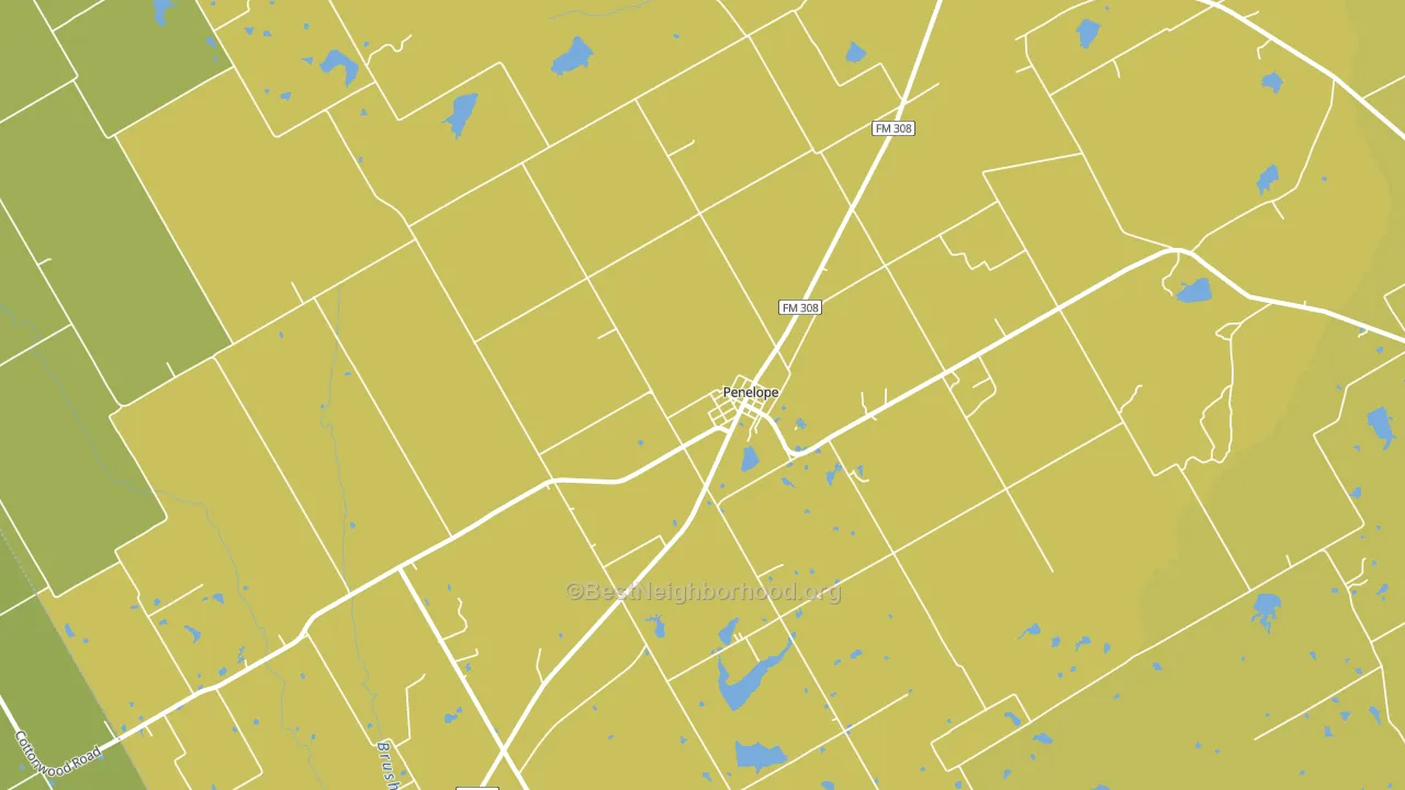 76676, TX block-group voter-turnout map