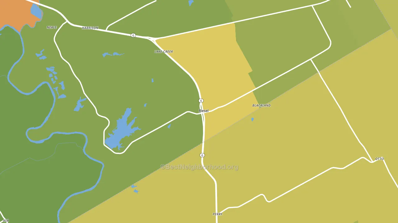 76682, TX block-group voter-turnout map