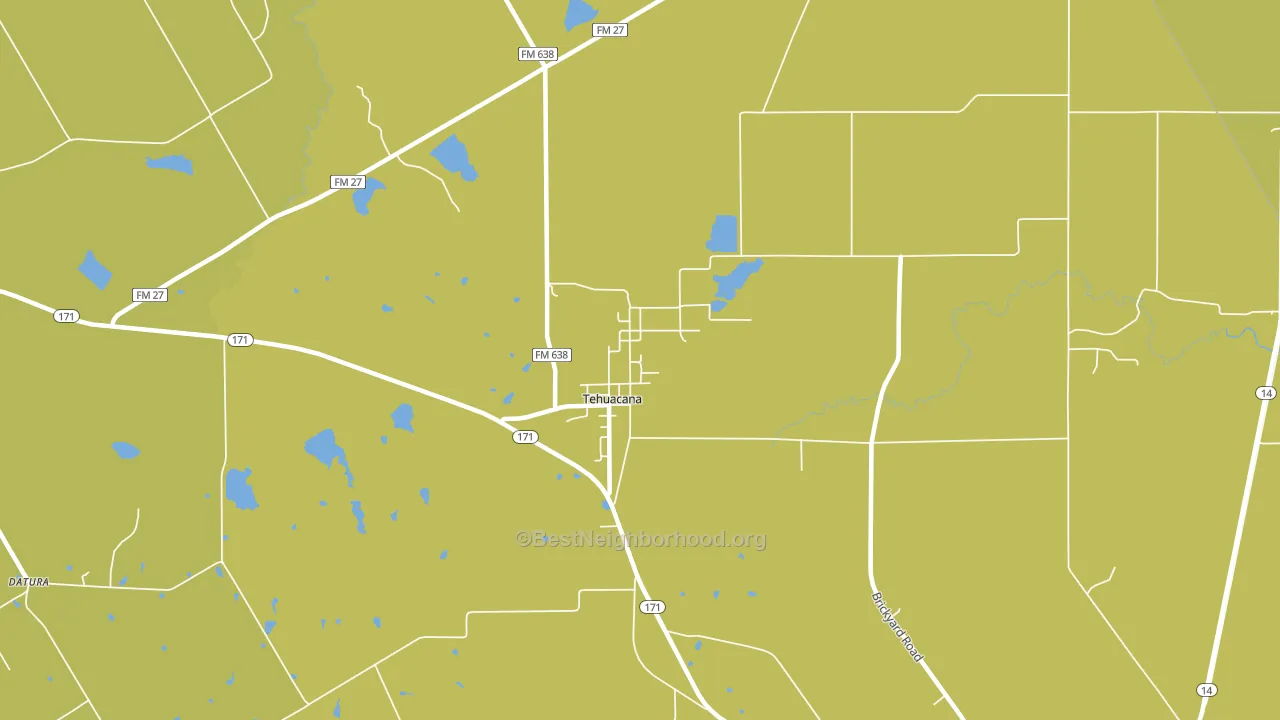76686, TX block-group voter-turnout map